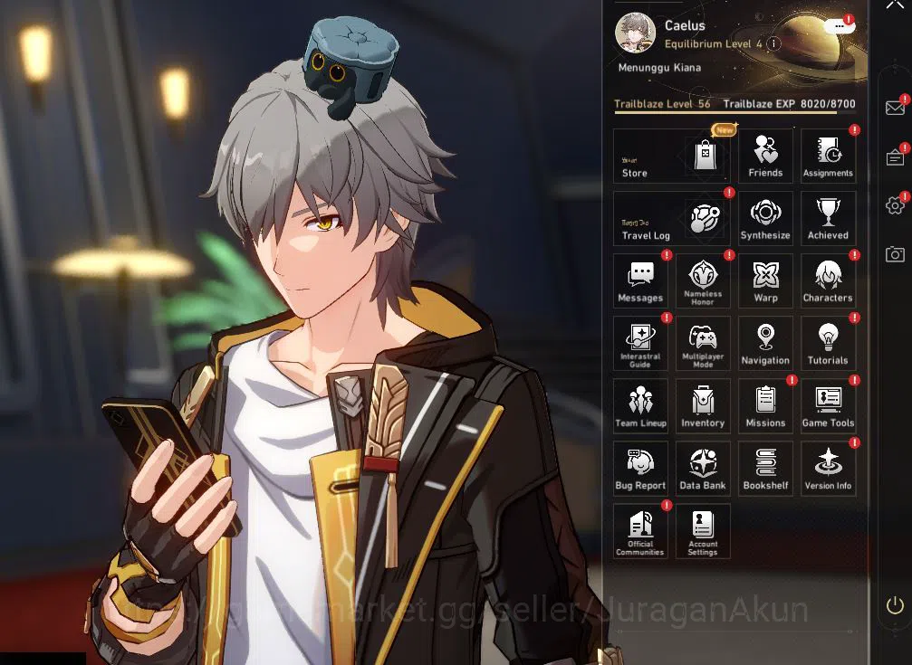 Honkai Star Rail Mid Game Asia|TL 56|6 Limited|Cyrene+Sign,Saber,Aglaea,Dant image 1