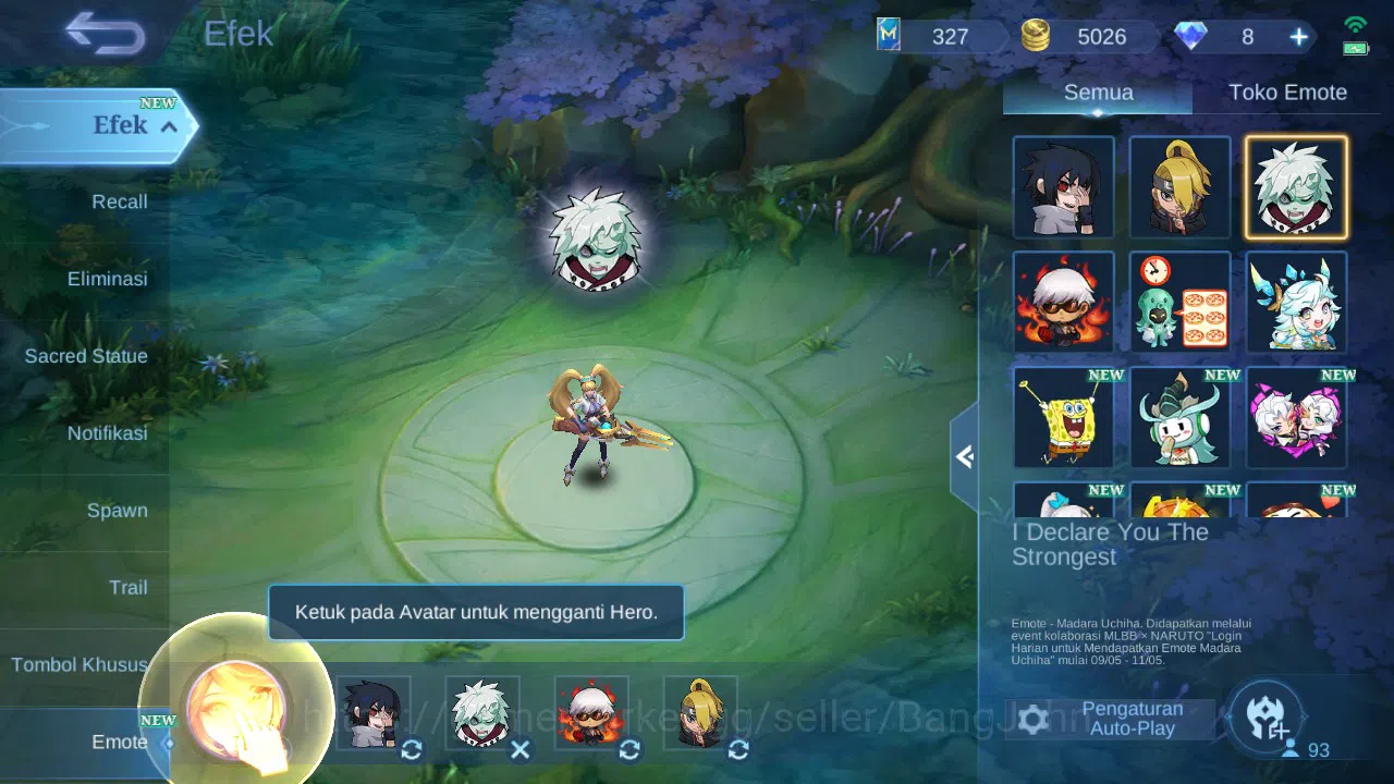 Mobile Legends: Bang Bang Accounts GLOBAL Hero 93 Skin 162 | Sanrio Floryn | Luckybox image 12