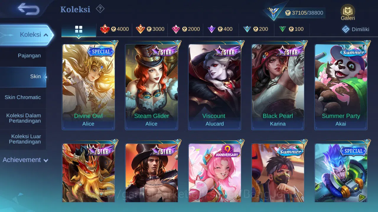Mobile Legends: Bang Bang Accounts GLOBAL Hero 93 Skin 162 | Sanrio Floryn | Luckybox image 5