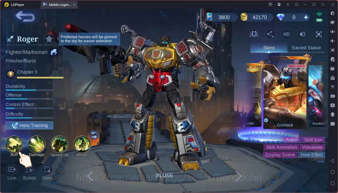 Mobile Legends: Bang Bang Accounts Global|Hero 90|Skin 168|Expert|TFM Roger|CC Natali image 10