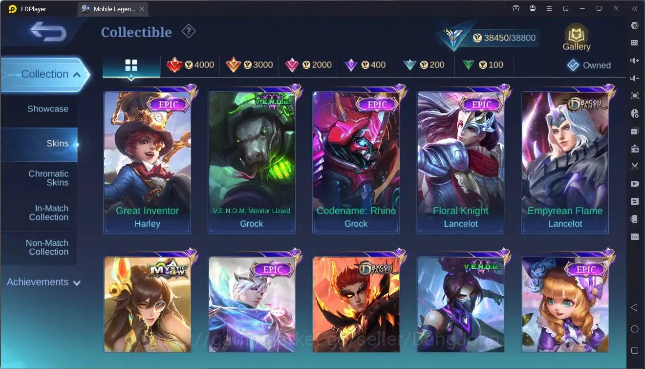 Mobile Legends: Bang Bang Accounts Global|Hero 90|Skin 168|Expert|TFM Roger|CC Natali image 14