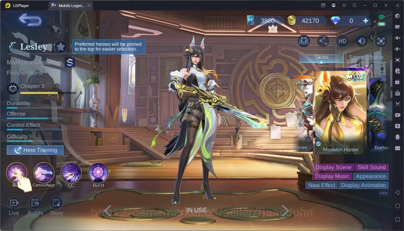 Mobile Legends: Bang Bang Accounts Global|Hero 90|Skin 168|Expert|TFM Roger|CC Natali image 5