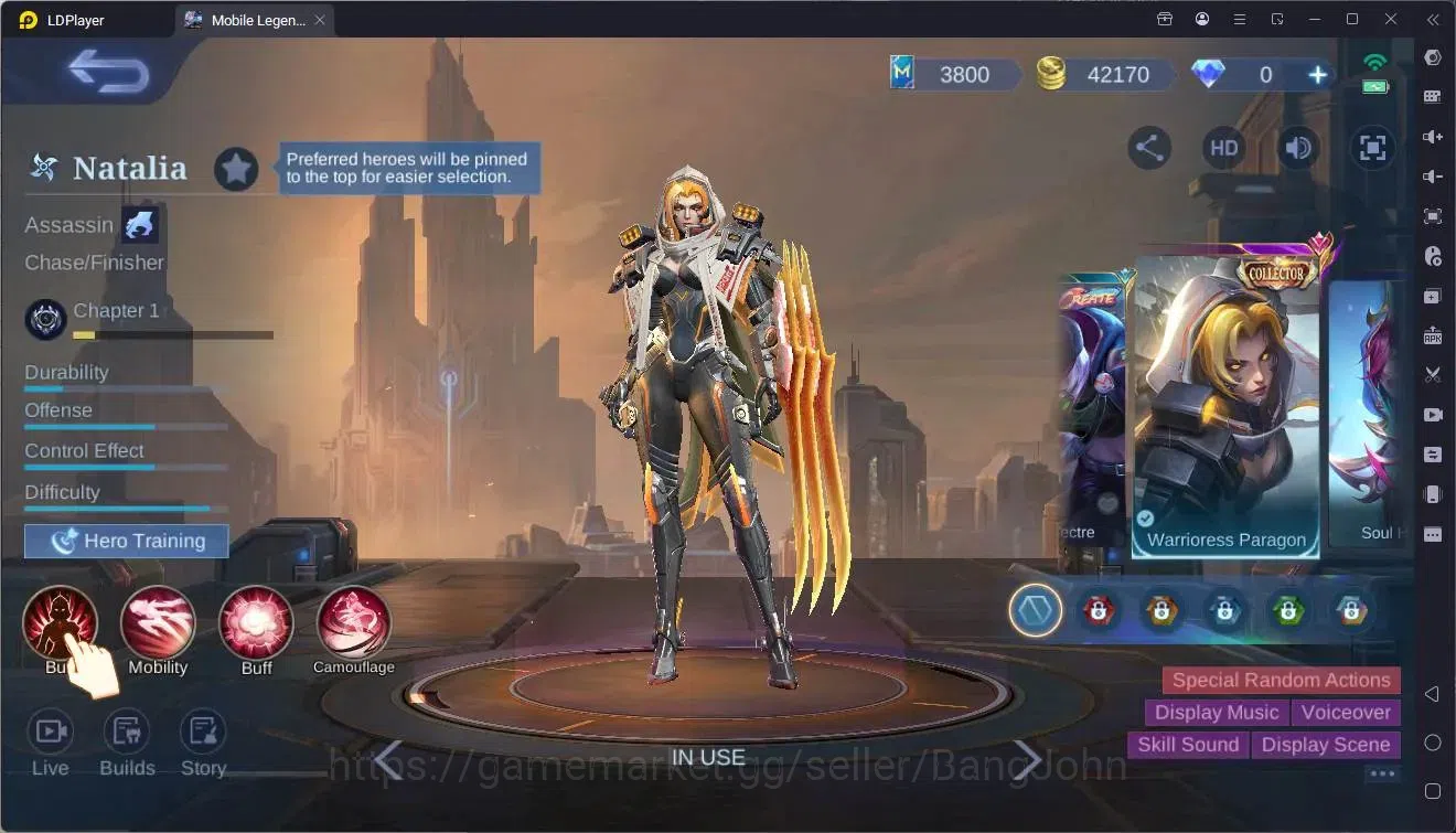 Mobile Legends: Bang Bang Accounts Global|Hero 90|Skin 168|Expert|TFM Roger|CC Natali image 9
