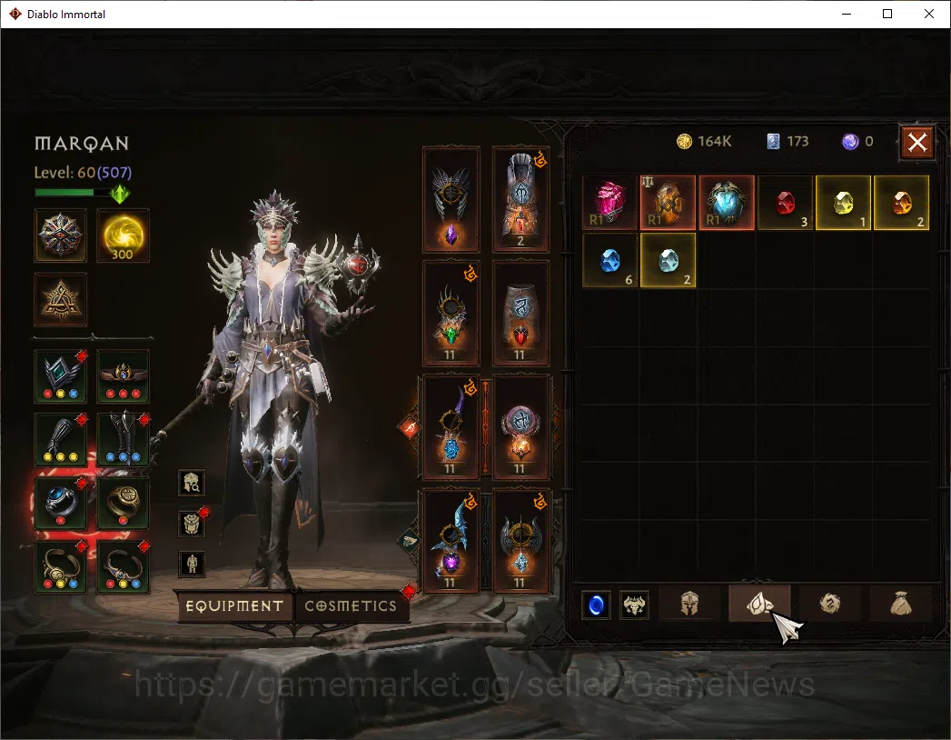 Diablo Immortal Accounts EU-Sescheron|CS ON|Lv60(507)|Wizard|CR 31ik|Reso 3 image 6