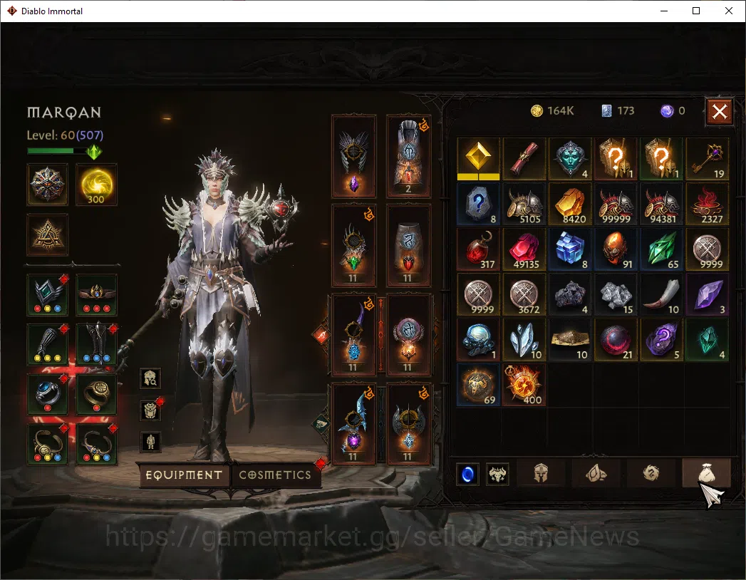 Diablo Immortal Accounts EU-Sescheron|CS ON|Lv60(507)|Wizard|CR 31ik|Reso 3 image 7