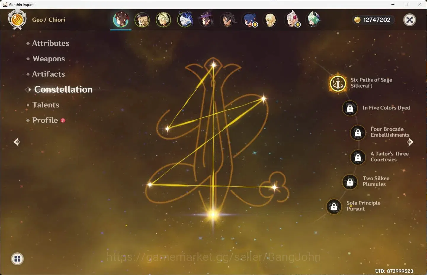Genshin Impact Accounts ASIA|AR 53|3 Limit+3 Sign|ChioriC1,NaviaC1,Furina+ image 6