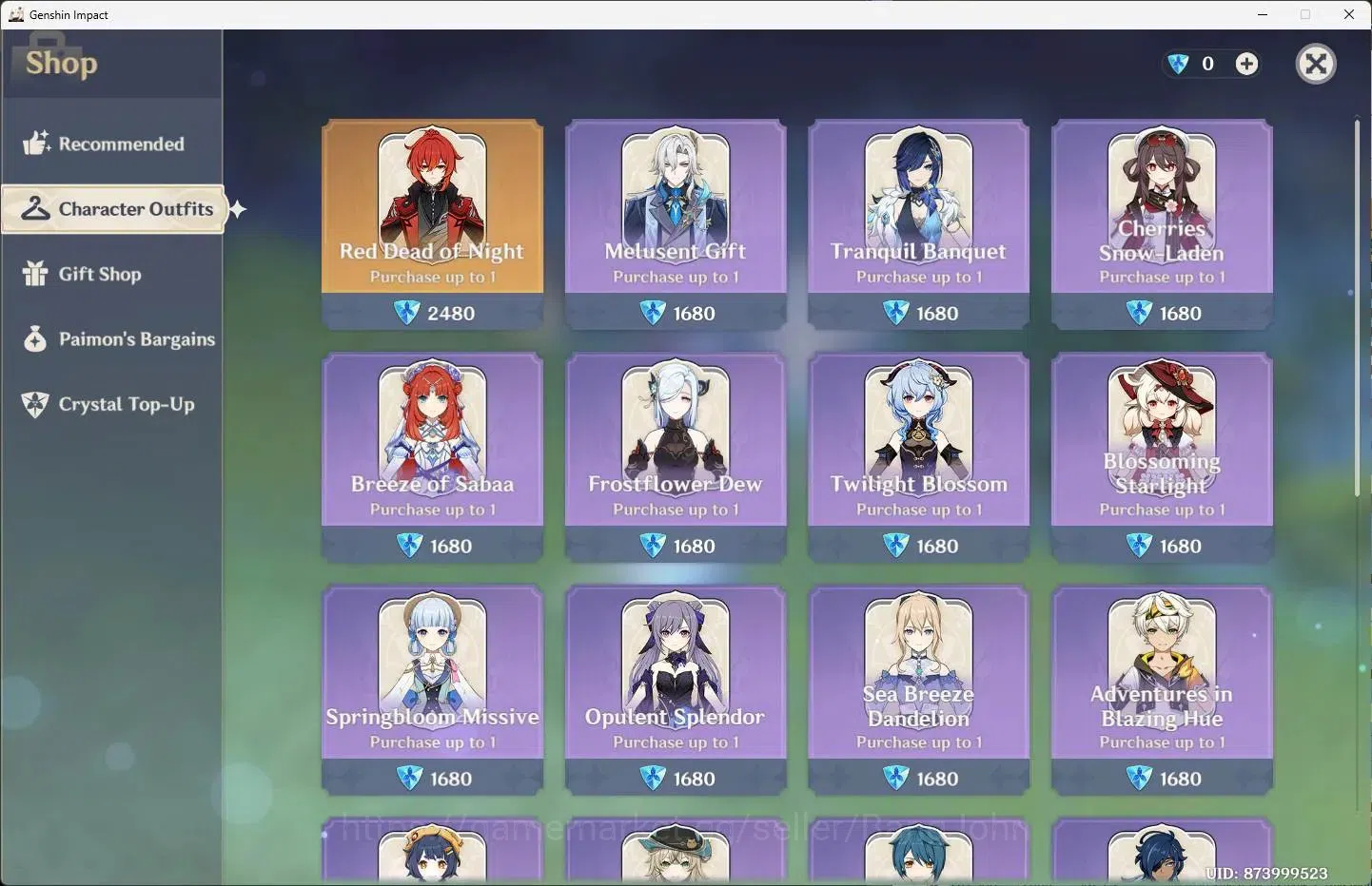 Genshin Impact Accounts ASIA|AR 53|3 Limit+3 Sign|ChioriC1,NaviaC1,Furina+ image 9