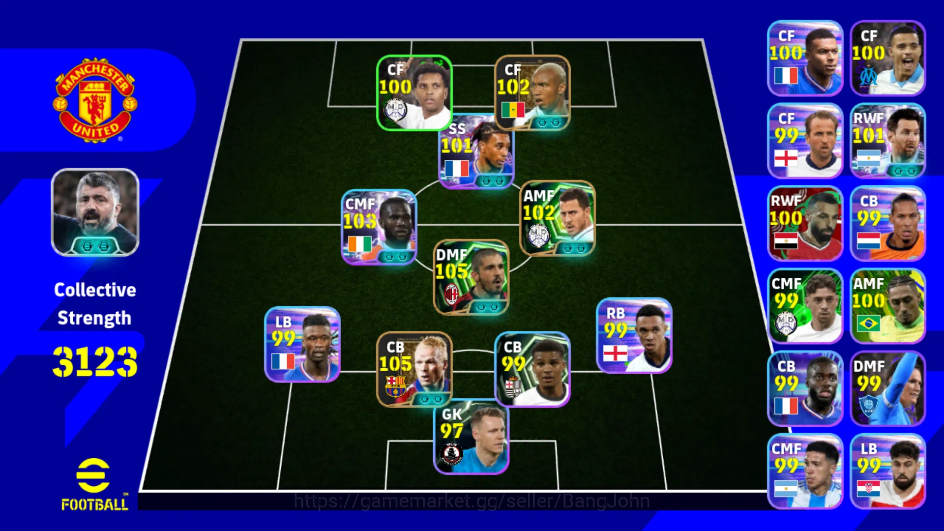 eFootball Others EFB317B			Power 3123 | Gennaro Gattuso Epic DB | R image 1