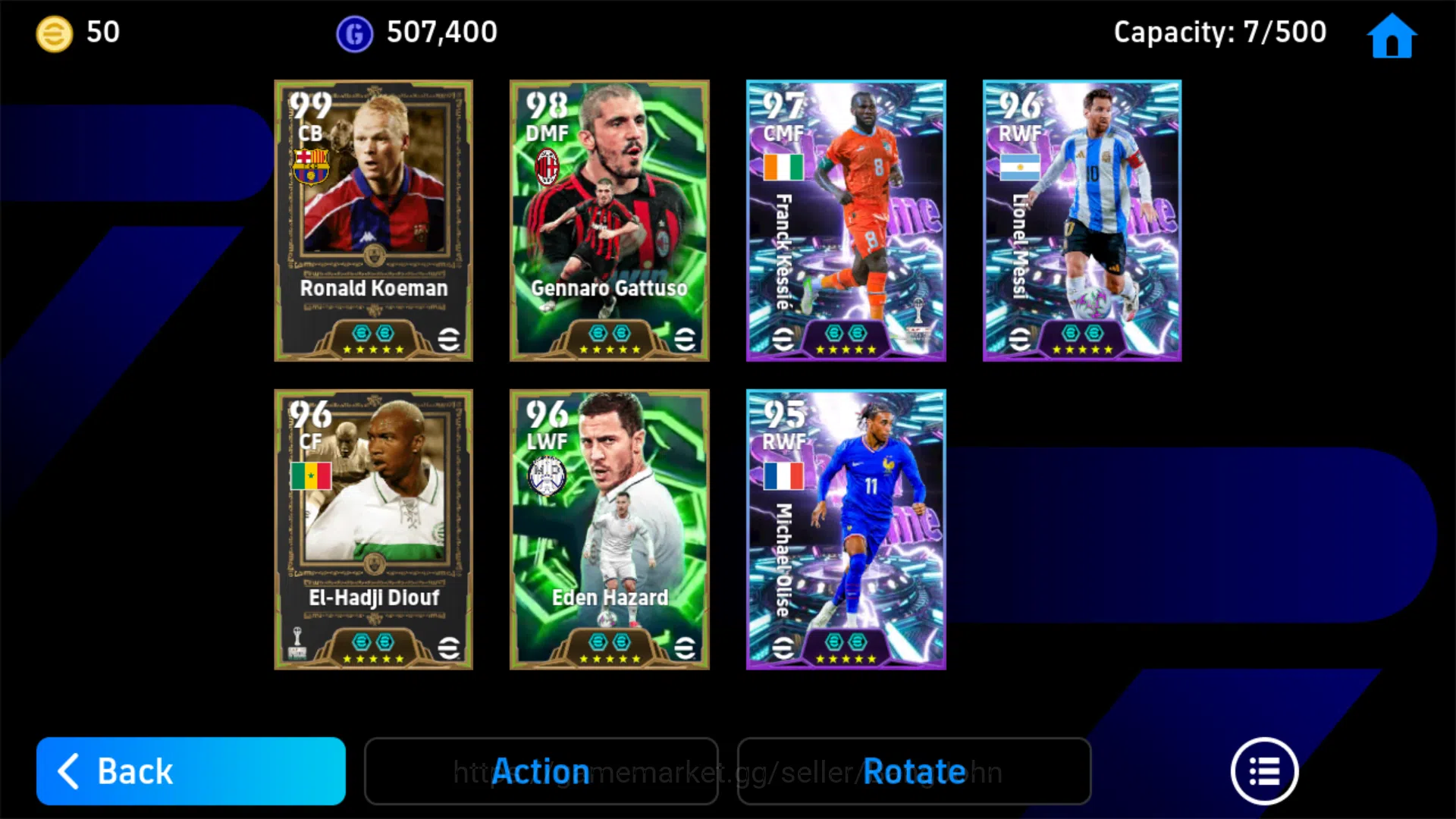eFootball Accounts Others EFB317B Power 3123 | Gennaro Gattuso Epic DB | Ronald Koeman Epic DB | Franck Kessie Show Time 2