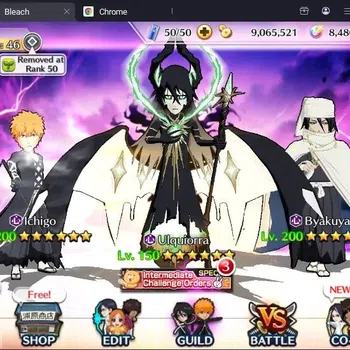 Bleach: Brave Souls Accounts Starter Global |81K BP+8K Orb|Fresh Story|IchigoDT|Ulquiorra 11th|Ichigo TYBW25|Byakuya