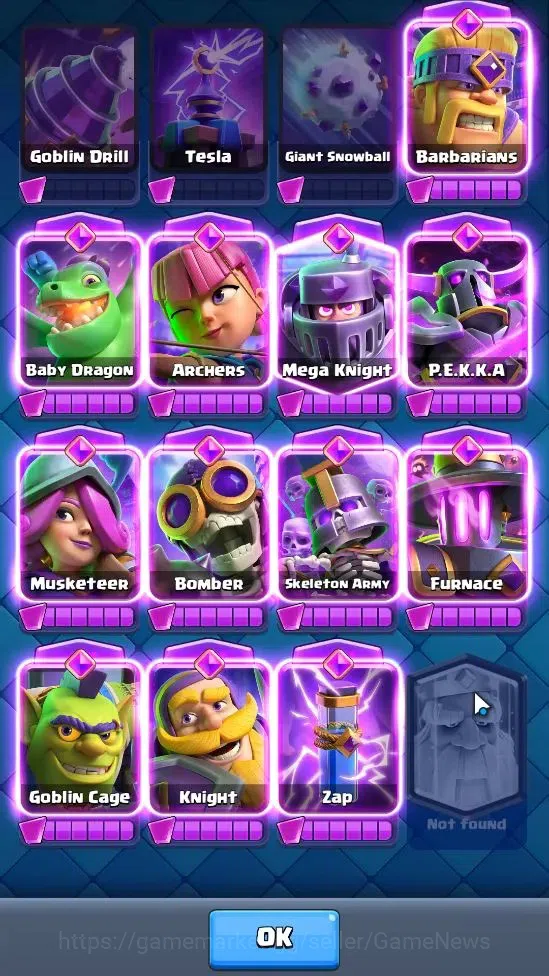 Clash Royale Accounts Lv 37|Trophy 7530|Limited Skin|KTL 12|4 Hero 12 EV image 13