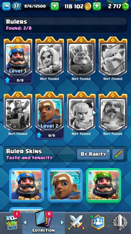 Clash Royale Accounts Lv 37|Trophy 7530|Limited Skin|KTL 12|4 Hero 12 EV image 17