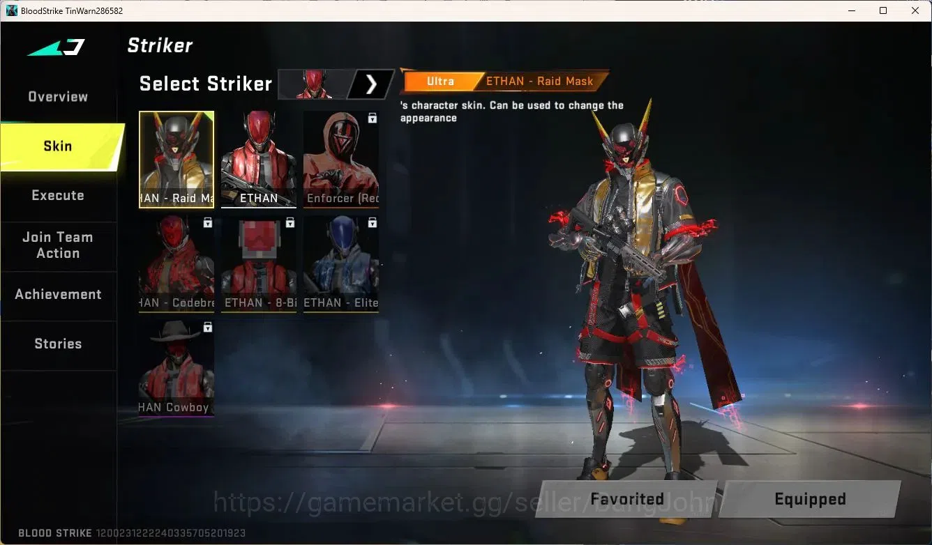 Blood Strike Accounts ASIA | 3 Ultra Gun options: AR97,Origin-12,MP7 | U image 2