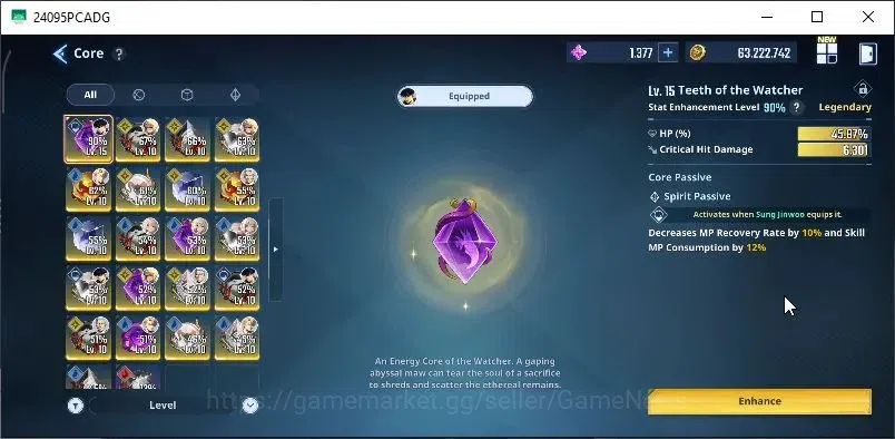 Solo Leveling: ARISE Accounts Lv 61|1,4M Pwr|Fire,Dark,LightTeam|24 SSR|Lennart+ image 19