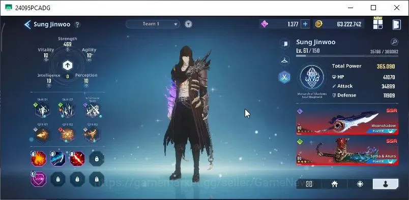 Solo Leveling: ARISE Accounts Lv 61|1,4M Pwr|Fire,Dark,LightTeam|24 SSR|Lennart+ image 7