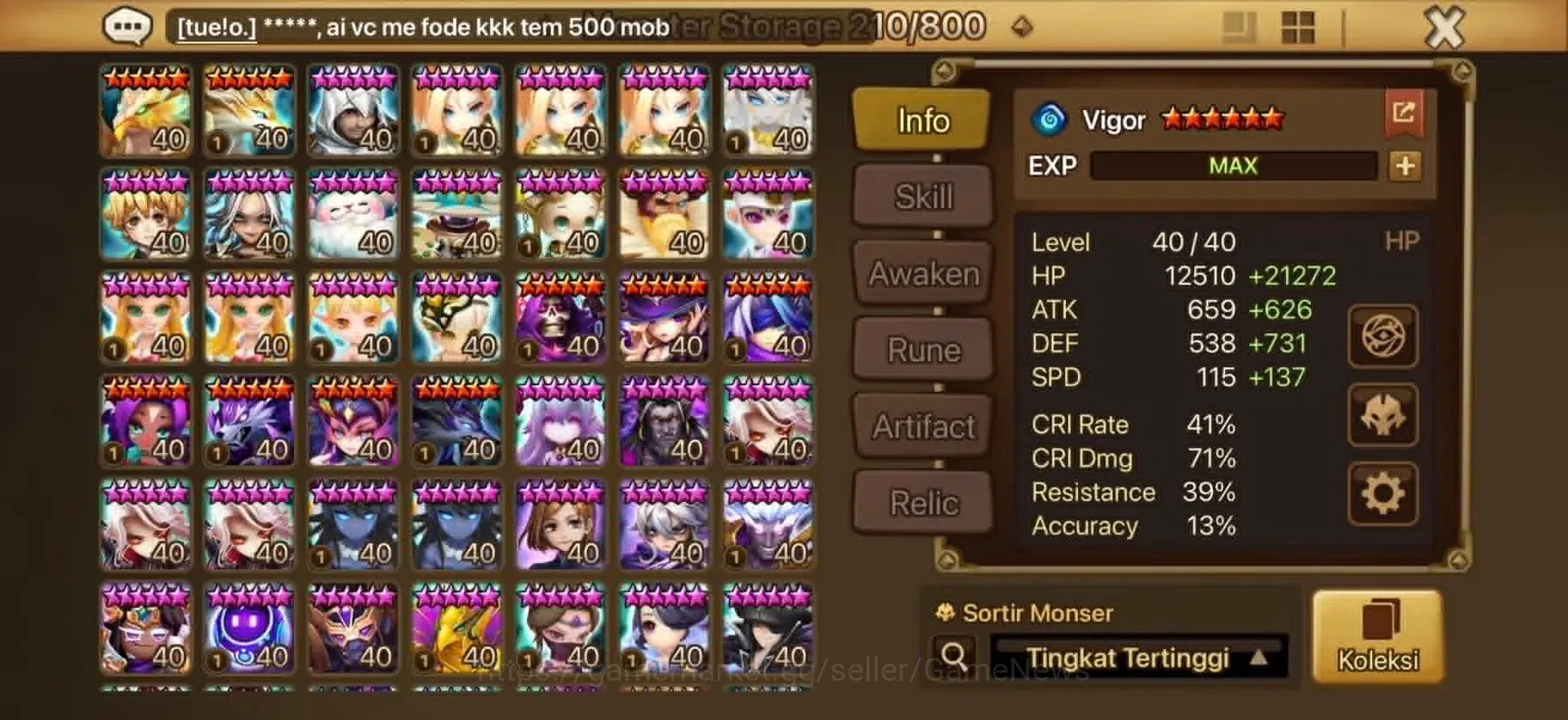 Summoners War: Sky Arena Accounts Asia ENDGAME|4LD LIMITED Lan X Valantis X Sylvia X image 10