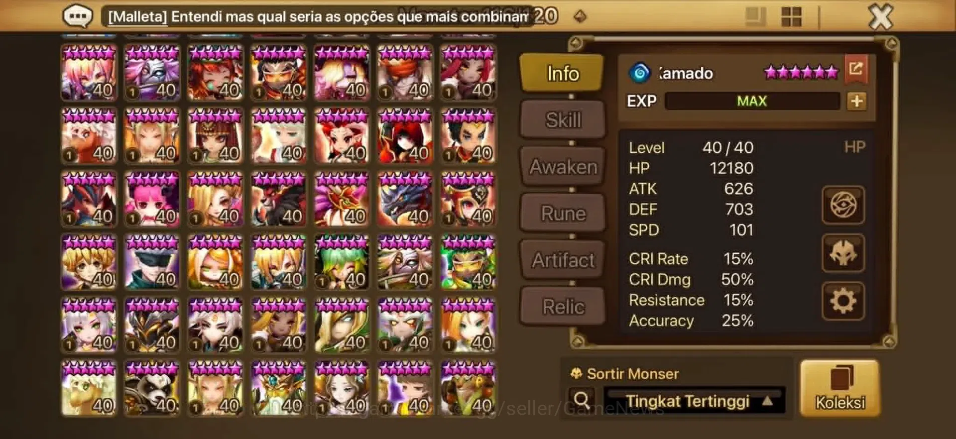 Summoners War: Sky Arena Accounts Asia ENDGAME|4LD LIMITED Lan X Valantis X Sylvia X image 11