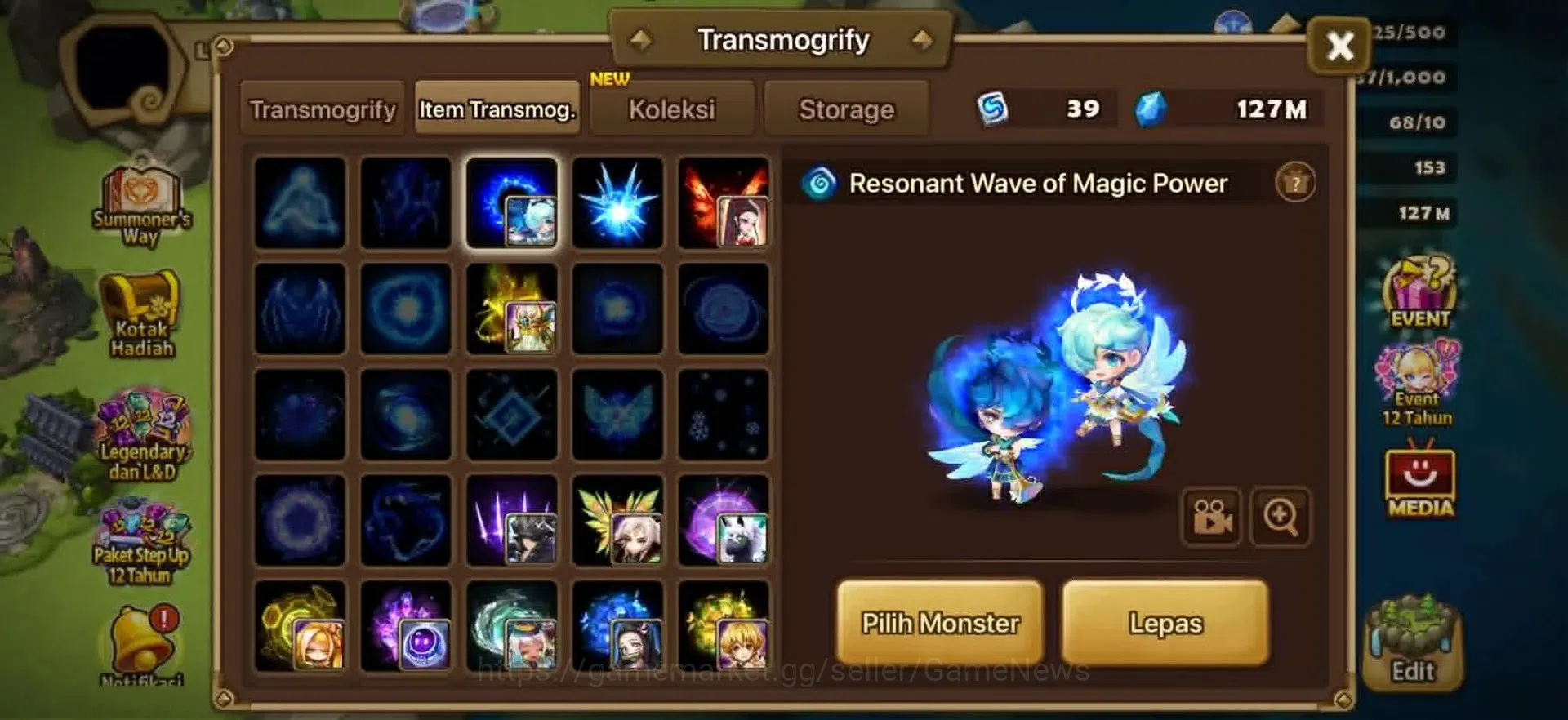 Summoners War: Sky Arena Accounts Asia ENDGAME|4LD LIMITED Lan X Valantis X Sylvia X image 12