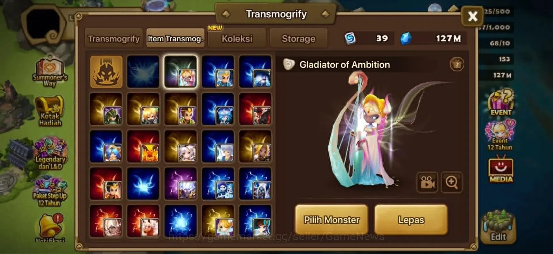 Summoners War: Sky Arena Accounts Asia ENDGAME|4LD LIMITED Lan X Valantis X Sylvia X image 13