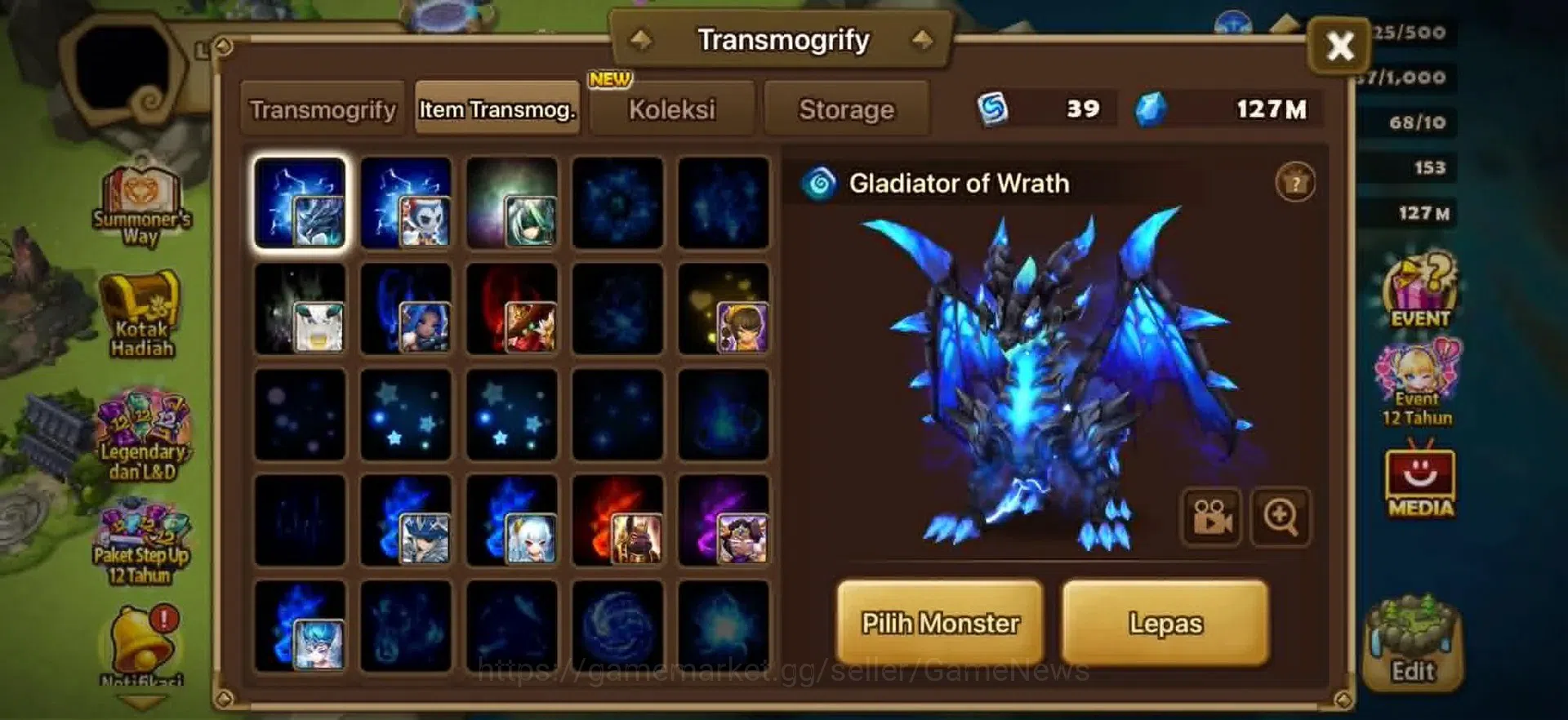 Summoners War: Sky Arena Accounts Asia ENDGAME|4LD LIMITED Lan X Valantis X Sylvia X image 14