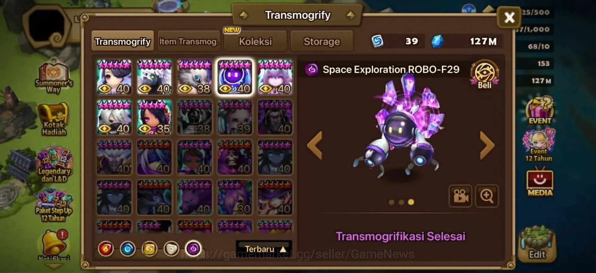 Summoners War: Sky Arena Accounts Asia ENDGAME|4LD LIMITED Lan X Valantis X Sylvia X image 17