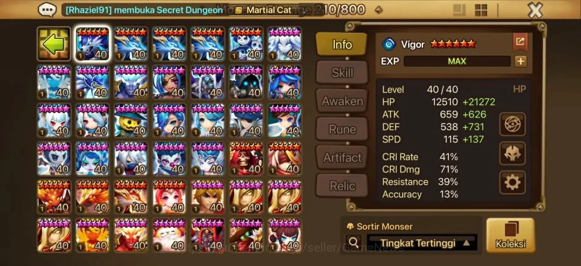 Summoners War: Sky Arena Accounts Asia ENDGAME|4LD LIMITED Lan X Valantis X Sylvia X image 9