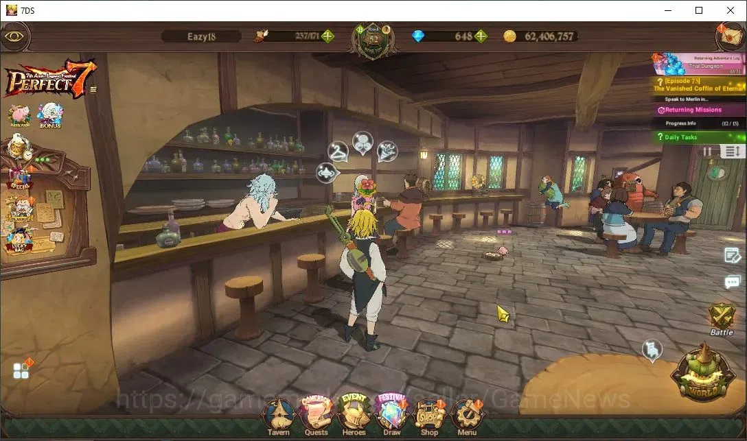 The Seven Deadly Sins: Grand Cross Accounts Global|2,5M CC|648 DM|3 LR+12 UR|Ban2/6,Helbram,El image 1