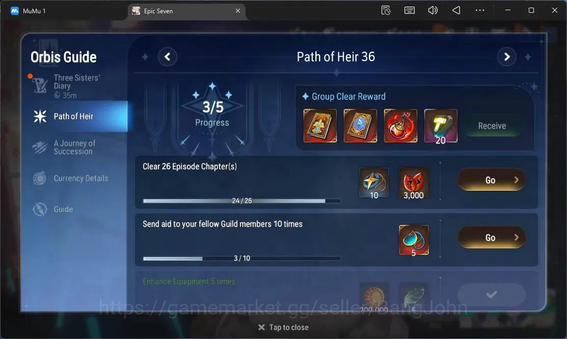 Epic Seven Accounts Global |11 ML (SN Yulha,SOT Dark Diene,LOTScales,E image 11