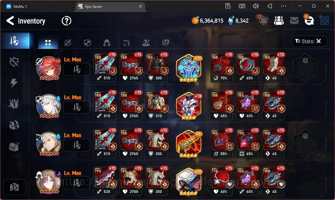 Epic Seven Accounts Global |11 ML (SN Yulha,SOT Dark Diene,LOTScales,E image 16