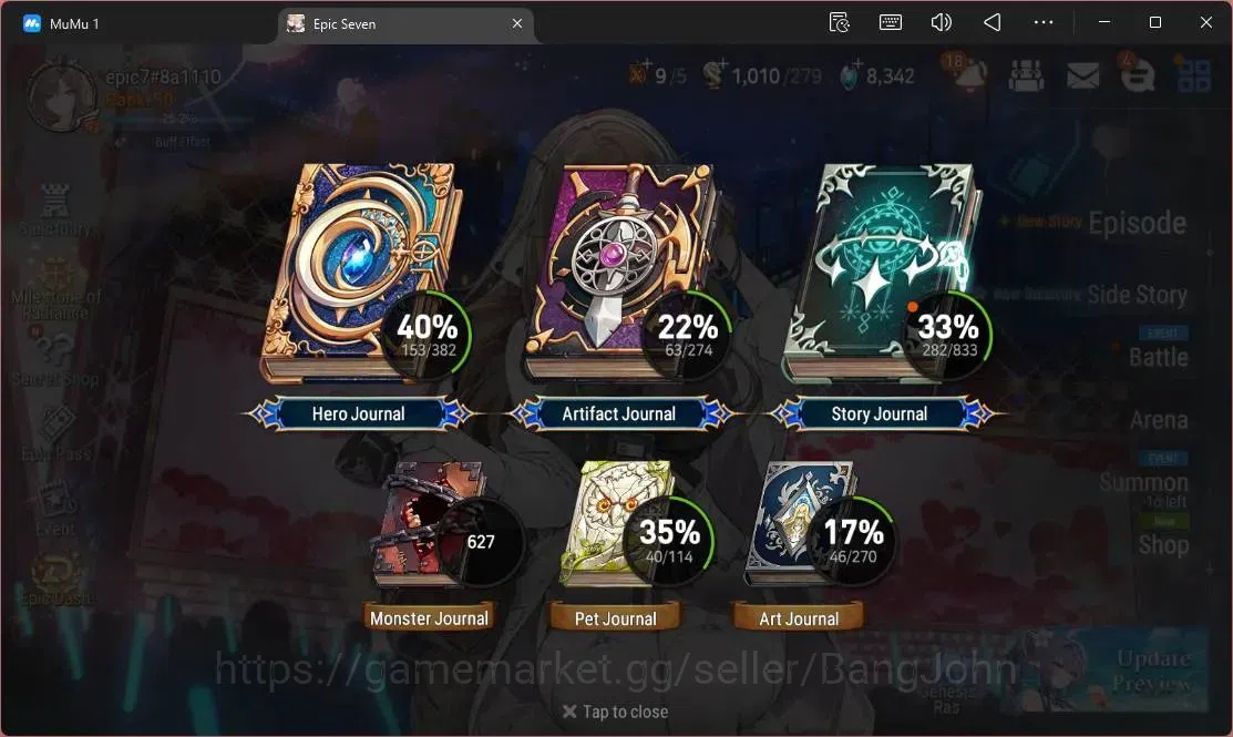 Epic Seven Accounts Global |11 ML (SN Yulha,SOT Dark Diene,LOTScales,E image 3