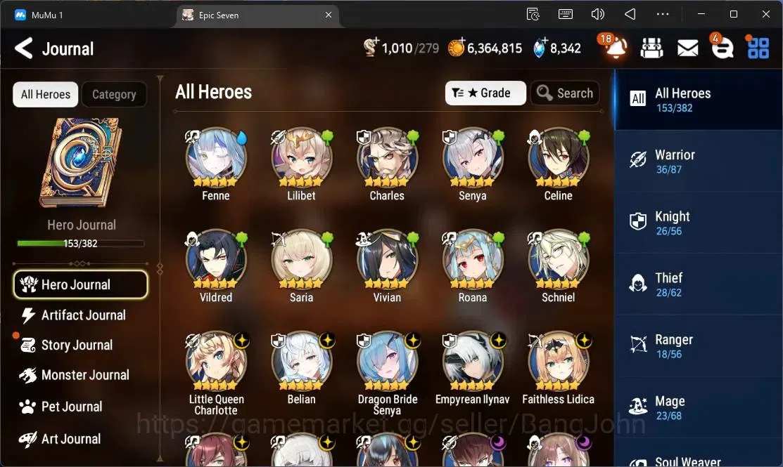 Epic Seven Accounts Global |11 ML (SN Yulha,SOT Dark Diene,LOTScales,E image 6