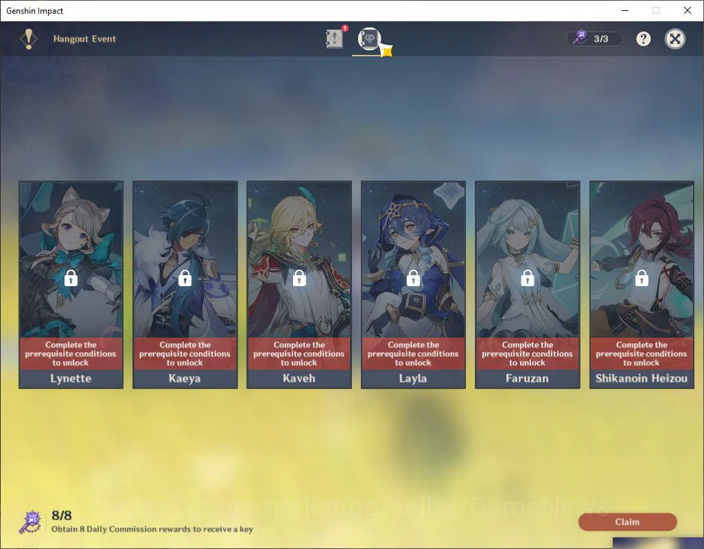 Genshin Impact Accounts ASIA|AR42|4 Limited + 1 [5 Star's Weapon] Furina,Y image 3