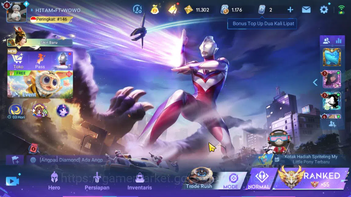 Hero 88 Skin 82|Zilong,HouYi(Legend),Di Rinjie,Ying,Dolia,GuanYu(LNY 2026),Gan&Mo(GM),Etc|Infinite|CheckSS(HOK1866) Honor of Kings Rare Skin Hero 88 Skin 82|Zilong,HouYi(Legend),Di Rinjie,Yin image 1