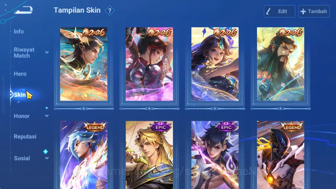 Honor of Kings Accounts Hero 88 Skin 82|Zilong,HouYi(Legend),Di Rinjie,Yin image 3