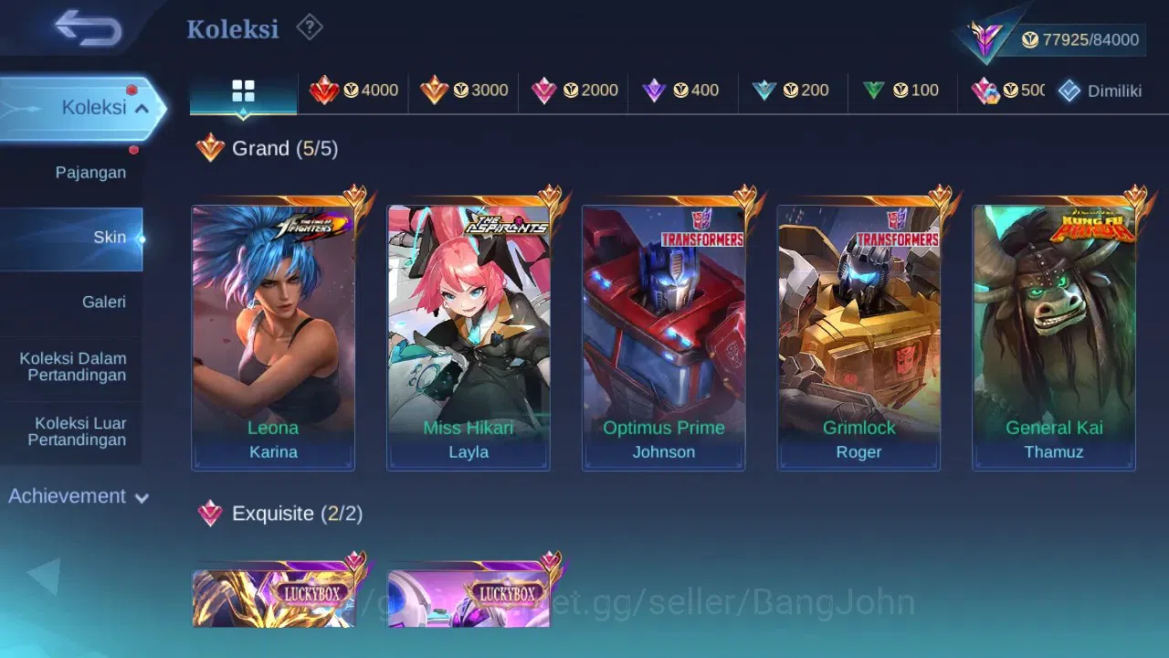 Mobile Legends: Bang Bang Accounts Global|Hero 132|Skin 298|Renowned|Legend Lunox|KOF image 2