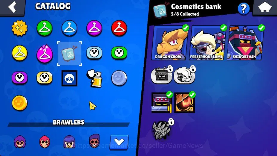 Brawl Stars Accounts 2649 Trophy|93 Gem|28 Brawler 1 Max Lv 2 Legend 2 Myth|2 Myth Skin [Cerberus Tick,El QuarterBack] 6 18