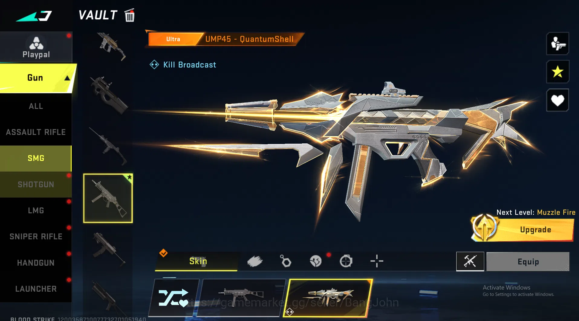 Blood Strike Accounts Polosan Ultra UMP | Change Name ~ BS112B image 2