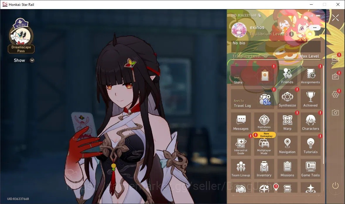 Honkai Star Rail Accounts ASIA TL70|Tribbie+Sign|Lingsha/Fugue/Rappa/Ruan Me image 1