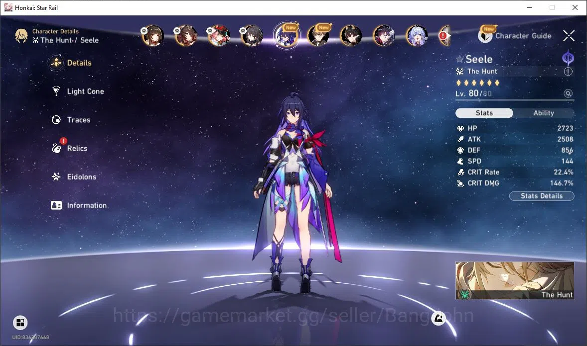Honkai Star Rail Accounts ASIA TL70|Tribbie+Sign|Lingsha/Fugue/Rappa/Ruan Me image 2