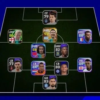 eFootball Accounts Legends & Iconic Players Mobile|PW 2533|New BigTime Messi|Epic Paul Scholes|ShowTime Ayyoub