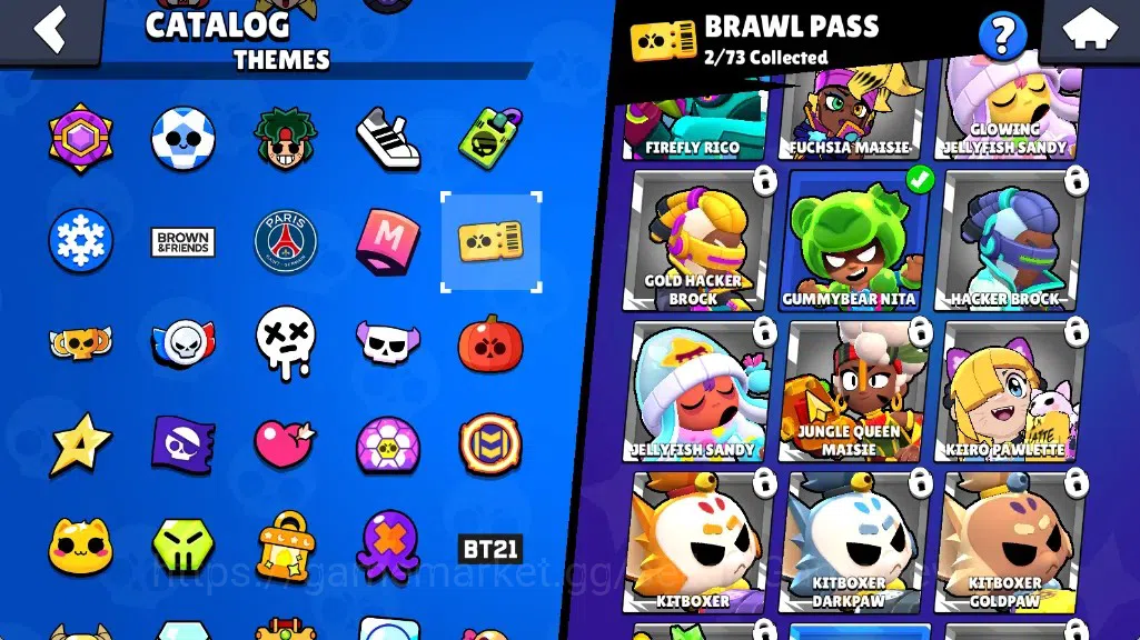 Brawl Stars Accounts 1486 Trophy|17Brawlers 4Max|Emz,Trunk,Sam,Nita|3SR image 20