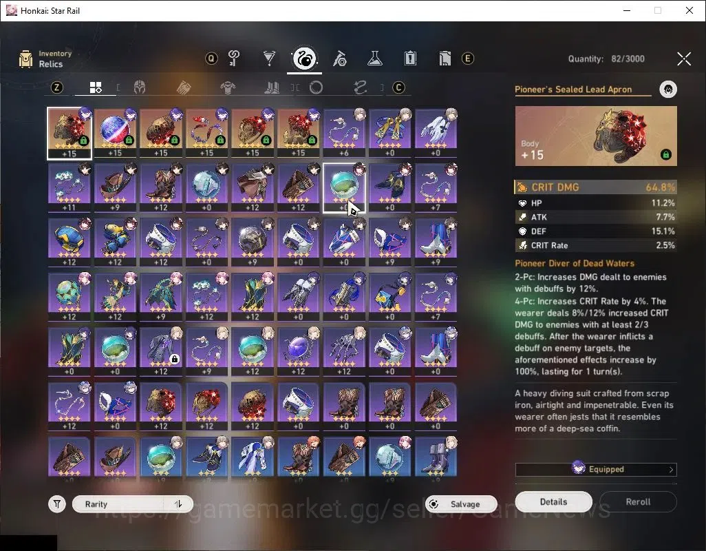 Honkai Star Rail Accounts Asia|TL 39|7 Limited|Acheron,Huohuo,SW,Sparkle,Dan image 7