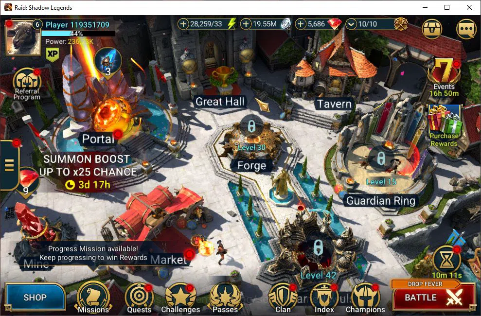 Raid: Shadow Legends Starter Lv6 236K Power|1 Mythic [Frolni The Mechanist]+9 L image 1