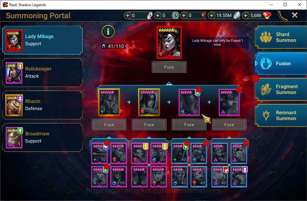 Raid: Shadow Legends Accounts Lv6 236K Power|1 Mythic [Frolni The Mechanist]+9 L image 14