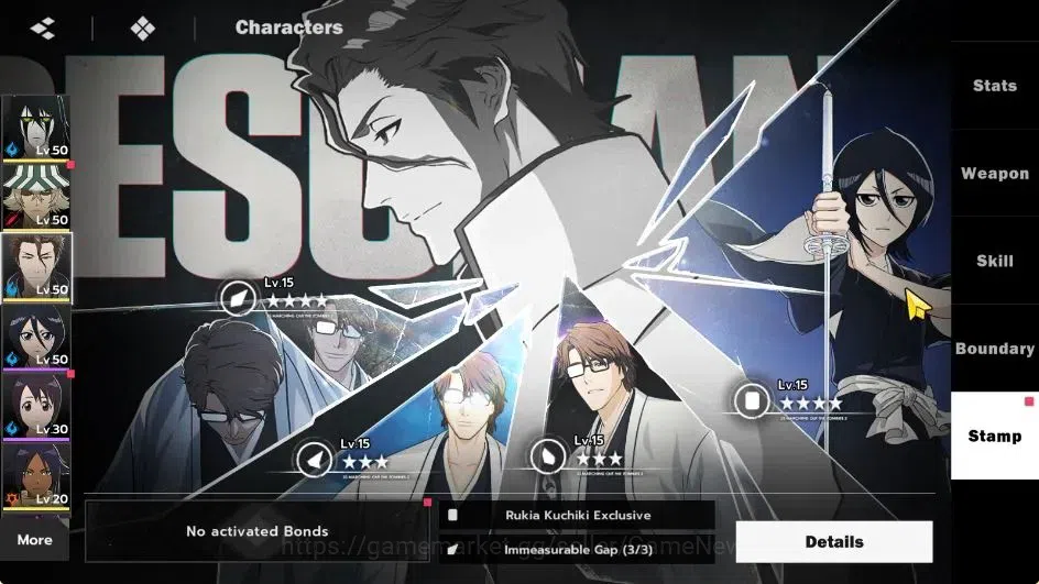 BLEACH: Soul Resonance Accounts NUVERSE SEA|Lvl 32|6 SSR|2 Sign|(Ulquiorra Resurreccion,Aizen,Kisuke B1)+Set 12