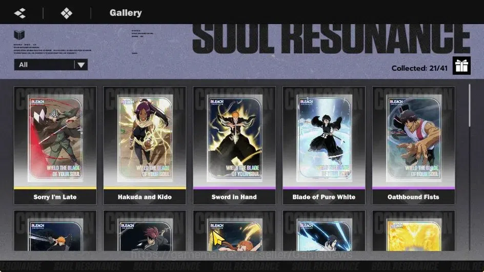BLEACH: Soul Resonance Accounts NUVERSE SEA|Lvl 32|6 SSR|2 Sign|(Ulquiorra Resurreccion,Aizen,Kisuke B1)+Set 2