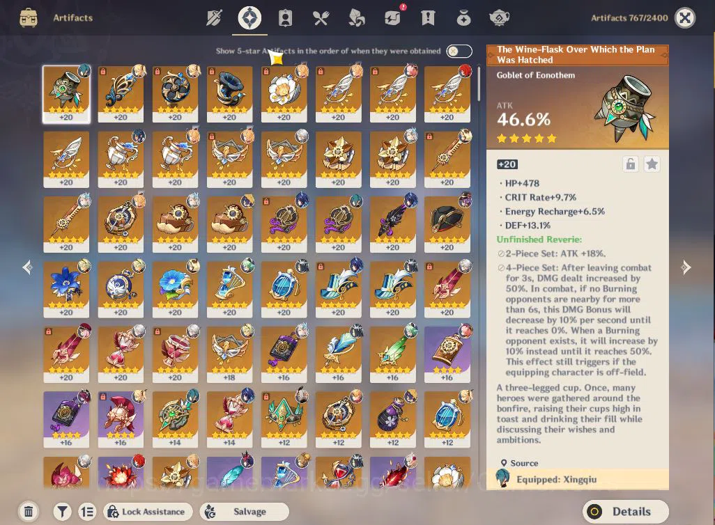 Genshin Impact Accounts End Game ASIA|AR 55|3 Limited +3(*5Weapon)|NeuvilletteC1+sign,Arlecchino,Escoffier|1Skin|Mc 5
