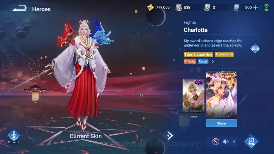 Honor of Kings Accounts Global|113H 221S|LNY2025 [Consort Yu&Daji]|Blessed image 10