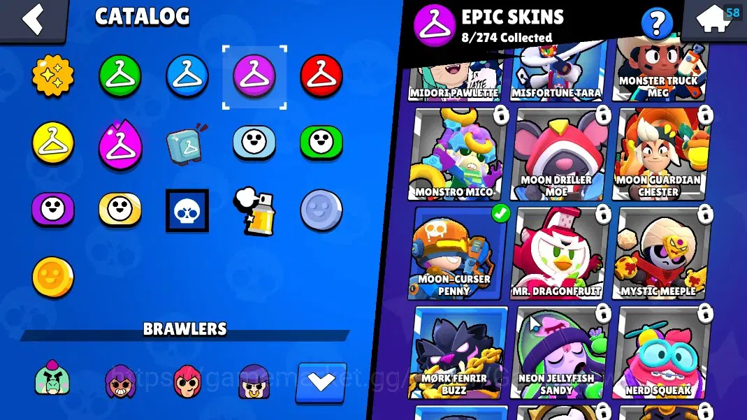 Brawl Stars Accounts 2795 Trophy|27 Brawler 5 Max[Buzz,Gene,Leon,etc]|1 image 18