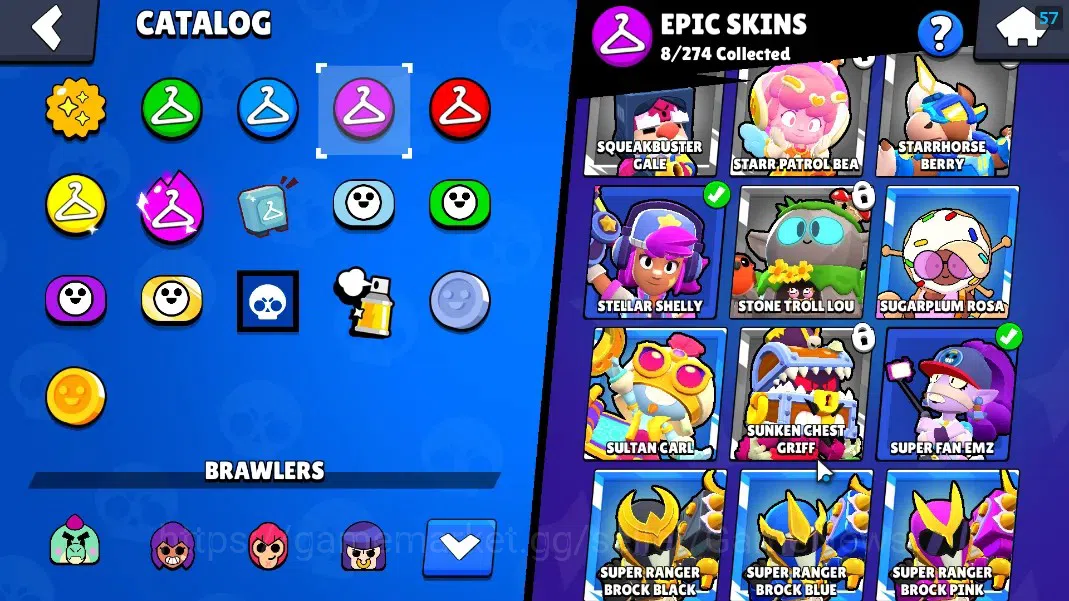 Brawl Stars Accounts 2795 Trophy|27 Brawler 5 Max[Buzz,Gene,Leon,etc]|1 image 19